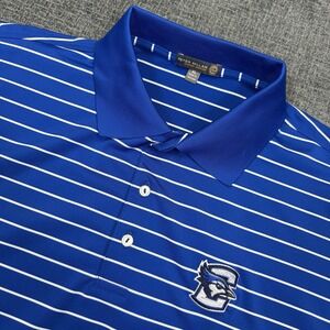 Peter Millar Summer Comfort‎ Creighton Bluejays Polo Shirt Men's XL Blue